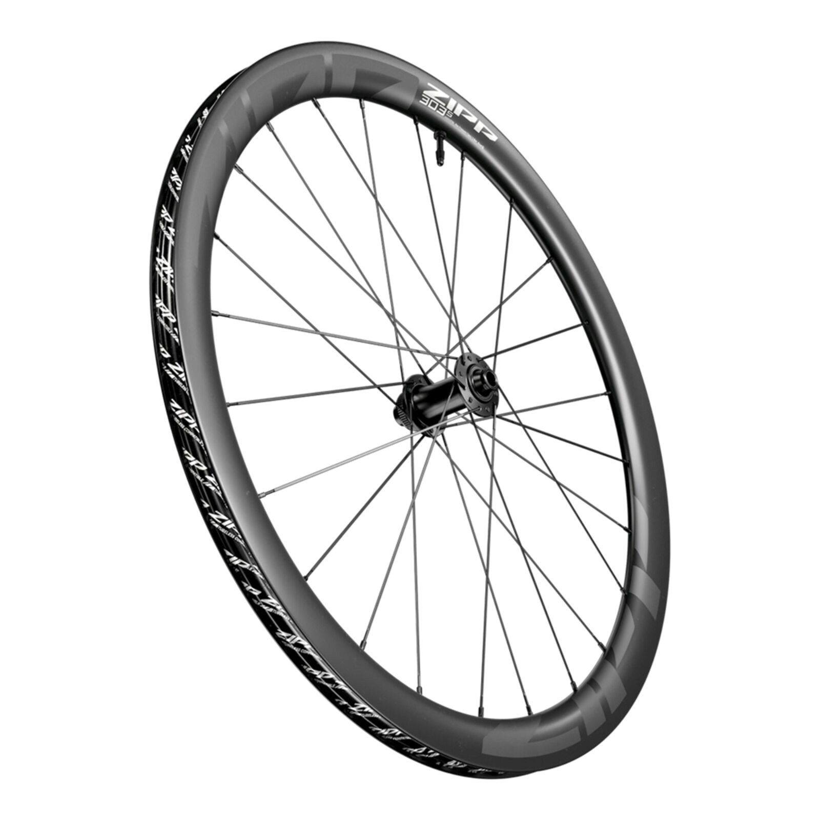 ROUE AVANT ZIPP 303 S TUBELESS DISC 12X100MM CENTERLOCK