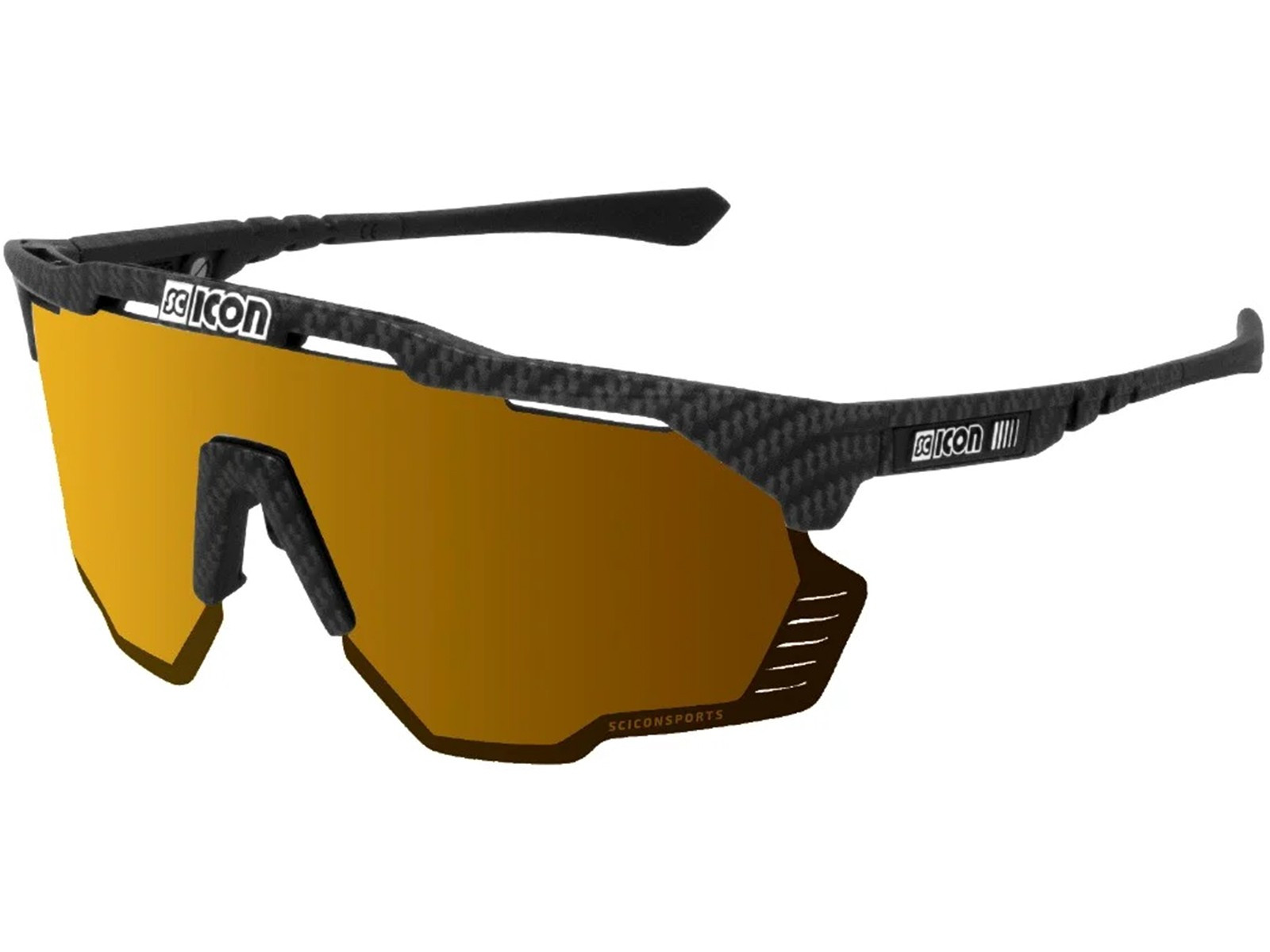 LUNETTES SCICON AEROSHADE KUNKEN - CARBON MATT - SCNPP MULTIMIRROR BRONZE