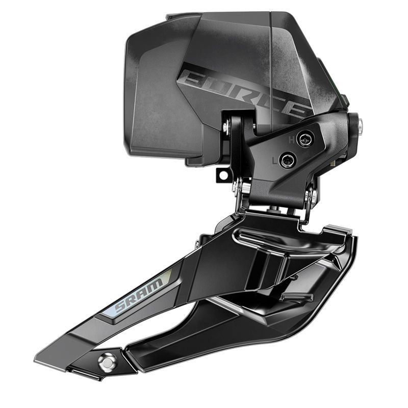 DÉRAILLEUR AVANT SRAM FORCE AXS E1 BRAZE-ON 2x12V NOIR/IRIDESCENT